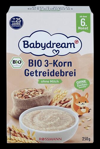Babydream Bio 3-Korn Getreidebrei