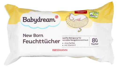 Babydream New Born Feuchttücher, 2er Pack