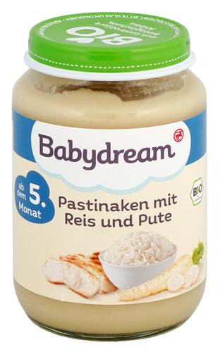 Babydream Pastinaken mit Reis und Pute