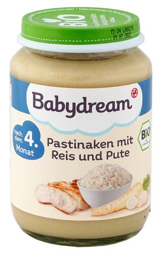 Babydream Pastinaken mit Reis und Pute