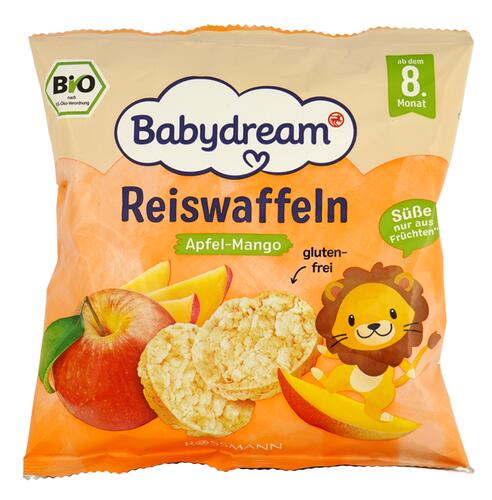 Babydream Reiswaffeln Apfel-Mango, Bio