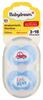 Babydream Schnuller Anatomisch, Slimline Silikon 3-+ M, blau Babydream Schnuller Anatomisch, Slimline Silikon 3-+ M, blau