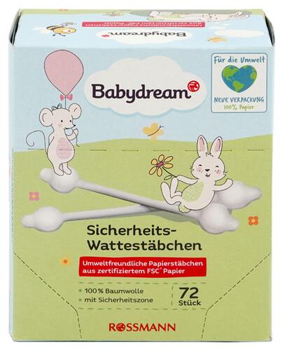 Babydream Sicherheits-Wattestäbchen