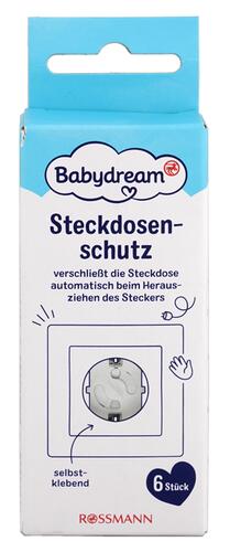 Babydream Steckdosenschutz, selbstklebend 6 Stück