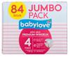 Babylove Aktiv Plus Premium-Windeln, Größe 4, Maxi, 7-18 kg