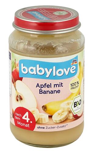 Babylove Apfel mit Banane