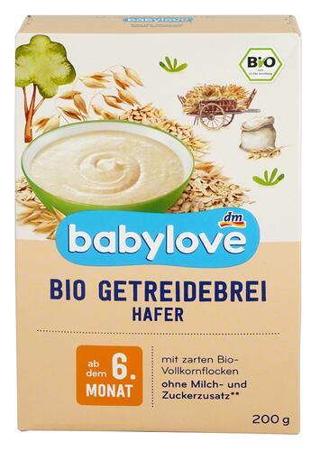 Babylove Bio Getreidebrei Hafer