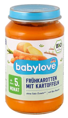 Babylove Frühkarotten mit Kartoffeln