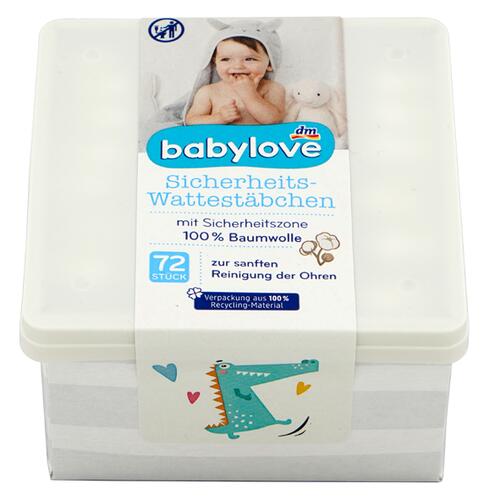 Babylove Sicherheits-Wattestäbchen Babylove Sicherheits-Wattestäbchen