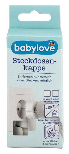 Babylove Steckdosenkappe, 6 Stück