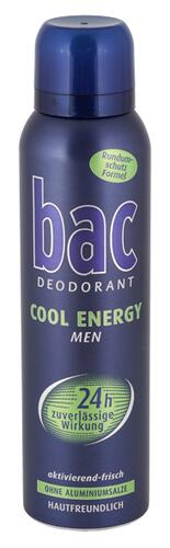 Bac Deodorant Cool Energy Men, Spray Bac Deodorant Cool Energy Men, Spray