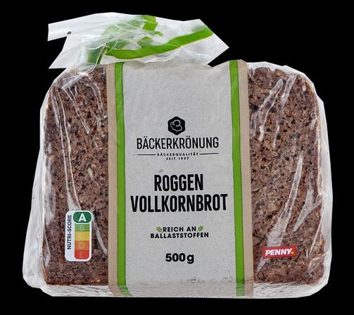 Bäckerkrönung Roggen Vollkornbrot