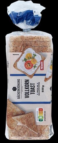 Bäckerkrönung Vollkorn Toast