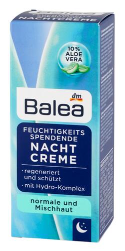 Balea Feuchtigkeitsspendende Nachtcreme Balea Feuchtigkeitsspendende Nachtcreme