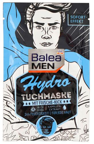 Balea Men Hydro Tuchmaske Aloe Vera Kamillenextrakt