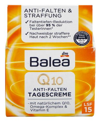 Balea Q10 Anti-Falten Tagescreme LSF 15