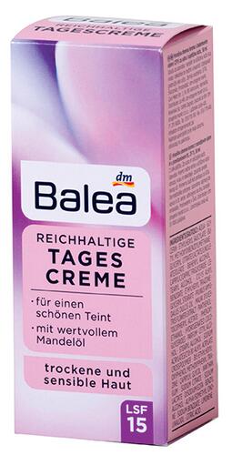 Balea Reichhaltige Tagescreme, trockene und sensible Haut