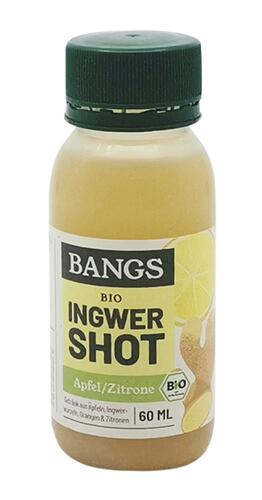 Bangs Bio Ingwer Shot, Apfel/Zitrone