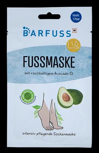 Barfuss Fussmaske mit Avocado-Öl