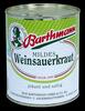 Barthmann Mildes Weinsauerkraut Barthmann Mildes Weinsauerkraut