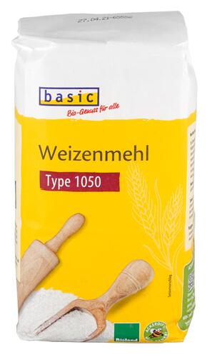 Basic Weizenmehl Type 1050, Bioland
