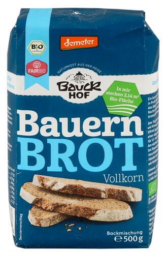 Bauckhof Bauernbrot Vollkorn Backmischung