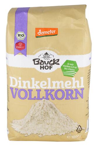 Bauckhof Dinkelmehl Vollkorn, Demeter
