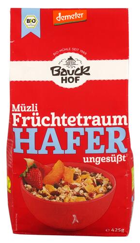 Bauckhof Müzli Früchtetraum Hafer, Demeter
