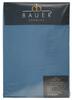 Bauer Baumwoll-Jersey Spannbetttuch, taubenblau Bauer Baumwoll-Jersey Spannbetttuch, taubenblau