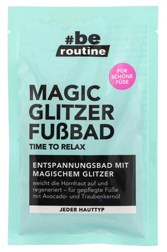 #be Routine Magic Glitzer Fußbad