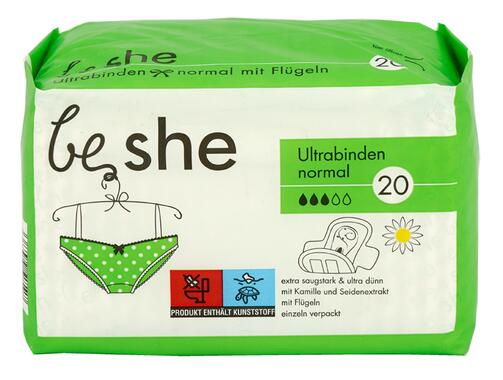 Be She Ultrabinden, normal mit Flügeln