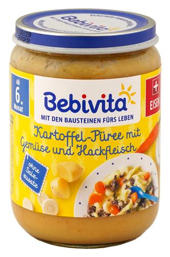 Bebivita Kartoffel-Püree mit Gemüse und Hackfleisch
