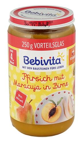 Bebivita Pfirsich mit Maracuja in Birne