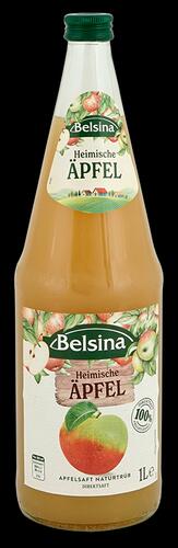 Belsina Heimische Äpfel Apfelsaft naturtrüb Belsina Heimische Äpfel Apfelsaft naturtrüb