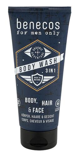 Benecos For Men Only Body Wash 3 in 1
