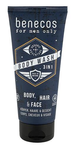 Benecos For Men Only Body Wash 3 in 1 Benecos For Men Only Body Wash 3 in 1