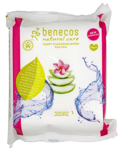 Benecos Happy Cleansing Wipes Aloe Vera