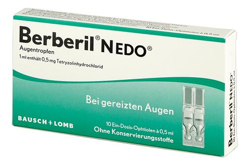 Berberil N EDO, Ein-Dosis-Ophtiolen, Augentropfen