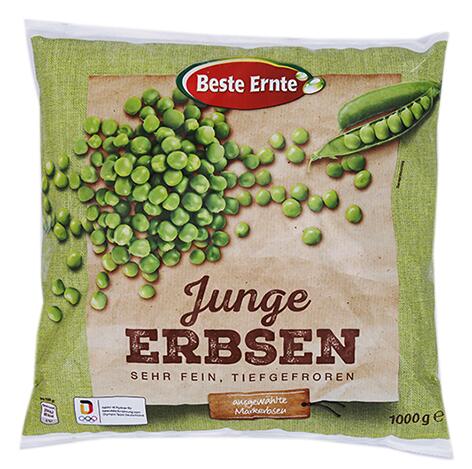 Beste Ernte Junge Erbsen