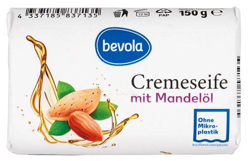 Bevola Cremeseife mit Mandelöl