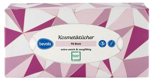 Bevola Kosmetiktücher, 3-lagig