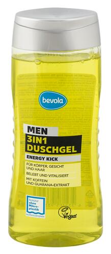 Bevola Men 3 in 1 Duschgel Energy Kick