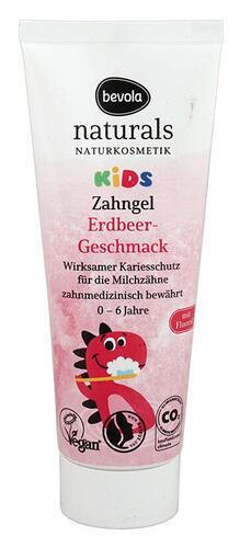 Bevola Naturals Kids Zahngel, Erdbeer-Himbeer-Geschmack