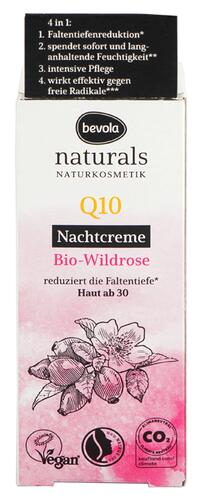 Bevola Naturals Q10 Nachtcreme Bio-Wildrose
