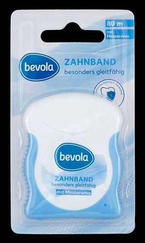 Bevola Zahnband Minzaroma mit Natriumfluorid, besonders gleitfähig