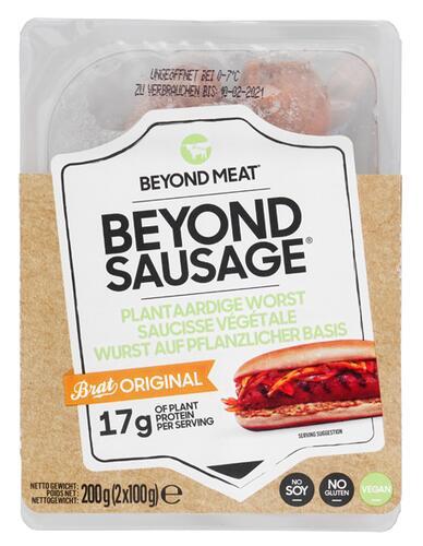 Beyond Meat Beyond Sausage Brat Original, vegan