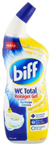 Biff WC Total Reiniger Gel Spritzige Zitrone