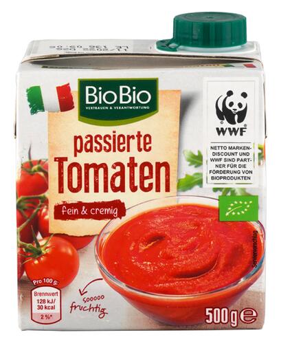 Bio Bio passierte Tomaten