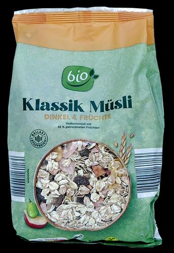 Bio Klassik Müsli Dinkel & Früchte