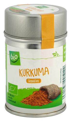 Bio Kurkuma gemahlen